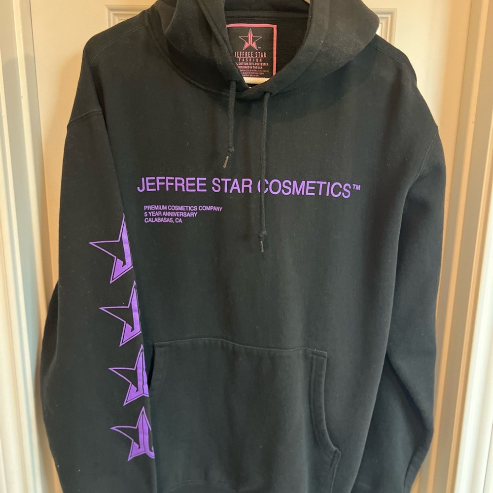 Jeffree Star Cosmetics Black and Purple Hoodie